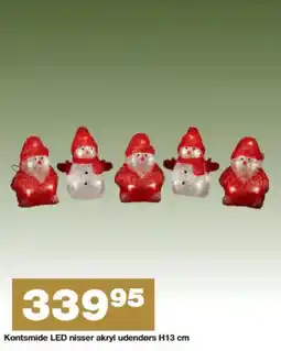 Bauhaus Kontsmide LED nisser akryl udendørs H13 cm tilbud