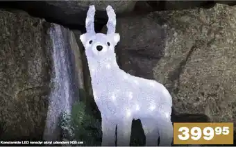 Bauhaus Konstsmide LED rensdyr akryl udendørs H38 cm tilbud