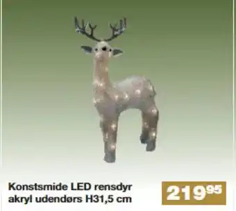 Bauhaus Konstsmide LED rensdyr akryl udendørs H31,5 cm tilbud