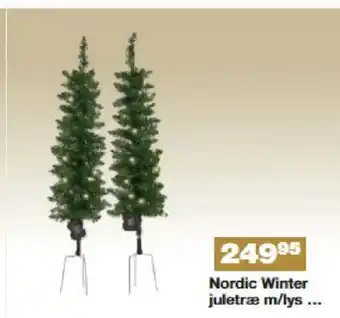 Nordic Winter juletræ m/lys