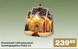 Bauhaus Konstsmide LED julesceneri honningkagehus H16,5 cm tilbud