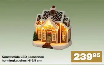 Bauhaus Konstsmide LED julesceneri honningkagehus H16,5 cm tilbud