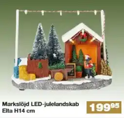Bauhaus Markslöjd LED-julelandskab Elta H14 cm tilbud
