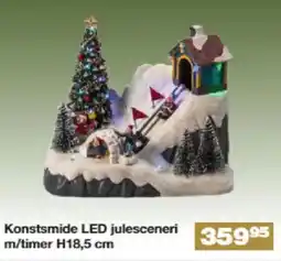 Bauhaus Konstsmide LED julesceneri m/timer H18,5 cm tilbud