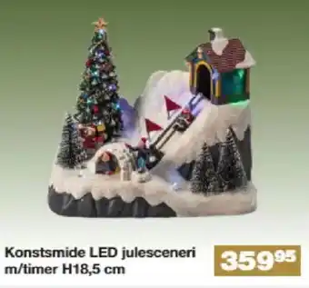 Bauhaus Konstsmide LED julesceneri m/timer H18,5 cm tilbud