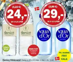 Købmandsgården Denice Kildevand, DKK 24 tilbud