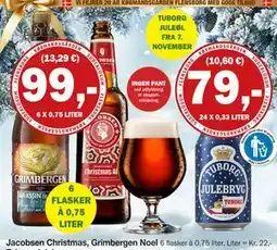 Købmandsgården Jacobsen Christmas, Grimbergen Noel, DKK 99 tilbud