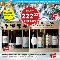 Købmandsgården Stjernerne fra den nye verden, Stjernerne fra Europa, DKK 222.22 tilbud