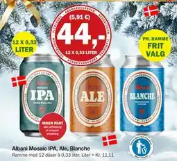 Købmandsgården Albani Mosaic IPA, Ale, Blanche., DKK 44 tilbud
