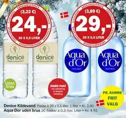 Købmandsgården Aqua Dor uden brus, DKK 29 tilbud