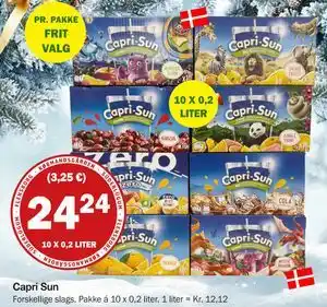 Købmandsgården Capri Sun, DKK 24.24 tilbud