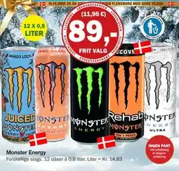Købmandsgården Monster Energy, DKK 89 tilbud