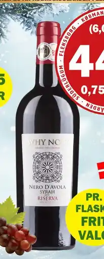 Købmandsgården Why Not? Nero D’avola, DKK 44.95 tilbud