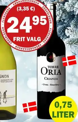 Købmandsgården Torre Oria Crianza, DKK 24.95 tilbud