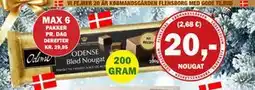 Købmandsgården Odense Nougat, DKK 20 tilbud