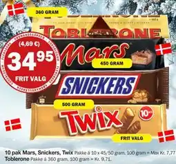 Købmandsgården Toblerone, DKK 34.95 tilbud