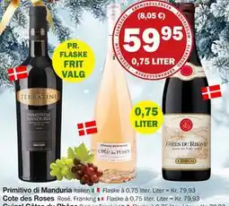 Købmandsgården Cote des Roses, DKK 59.95 tilbud