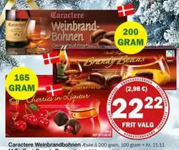 Købmandsgården Caractere Weinbrandbohnen, DKK 22.22 tilbud