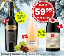 Købmandsgården Primitivo di Manduria, DKK 59.95 tilbud