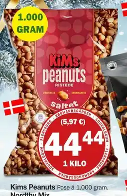 Købmandsgården Kims Peanuts, DKK 44.44 tilbud