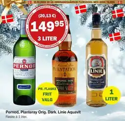 Købmandsgården Pernod, Planteray Orig. Dark Linie Aquavit, DKK 149.95 tilbud