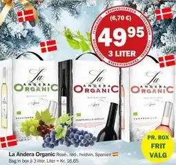 Købmandsgården La Andera Organic, DKK 49.95 tilbud