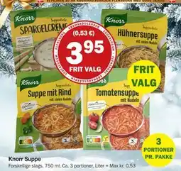 Købmandsgården Knorr Suppe, DKK 3.95 tilbud