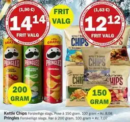 Købmandsgården Pringles, DKK 14.14 tilbud