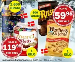 Købmandsgården Spangsberg Fandango, DKK 119.95 tilbud