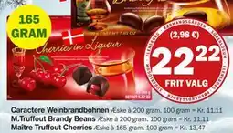 Købmandsgården Maître Truffout Cherries, DKK 22.22 tilbud