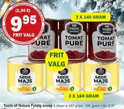Købmandsgården Taste of Nature Fyldig smag, DKK 9.95 tilbud