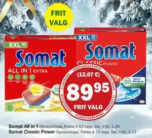 Købmandsgården Somat Classic Power, DKK 89.95 tilbud