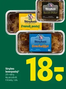 Coop 365 Stryhns leverpostej tilbud
