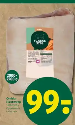 Coop 365 Ovnklar flæskesteg tilbud