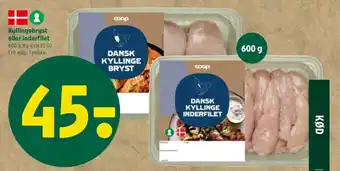 Kyllingebryst eller inderfilet