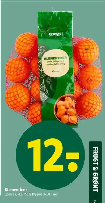 Coop 365 Klementiner tilbud