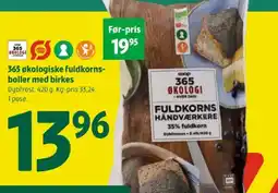 Coop 365 365 økologiske fuldkorns- boller med birkes tilbud
