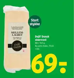 Coop 365 Dejli' Dansk skæreost tilbud
