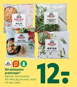 Coop 365 365 økologiske grøntsager tilbud