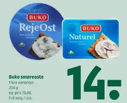 Coop 365 Buko smøreoste tilbud