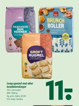 Coop 365 Coop speciel mel eller brødblandinger tilbud