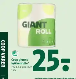 Coop 365 Coop gigant køkkenrulle tilbud