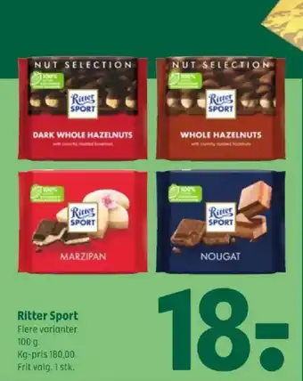 Coop 365 Ritter Sport tilbud
