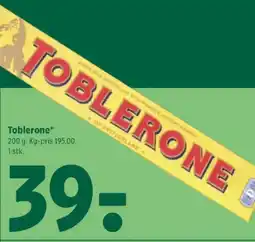 Coop 365 Toblerone tilbud
