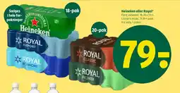 Coop 365 Heineken eller Royal tilbud