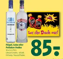 Coop 365 Flügel, Cuba eller Poliakov Vodka tilbud
