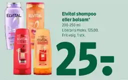Coop 365 Elvital shampoo eller balsam tilbud