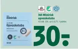 Coop 365 365 Minirisk opvasketabs tilbud