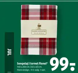 Coop 365 Sengetøj i ternet flonel tilbud