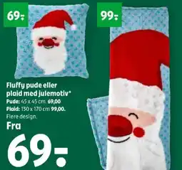 Coop 365 Fluffy pude eller plaid med julemotiv tilbud